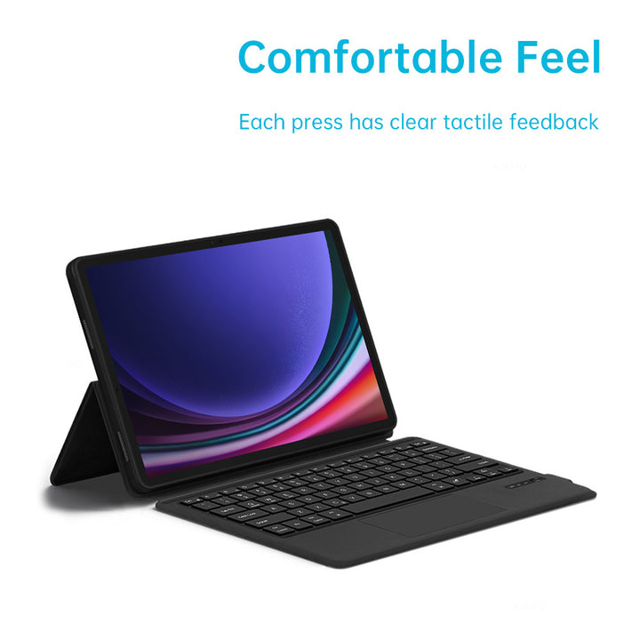 ARMOR-X Samsung Galaxy Tab S9+ S9 Plus SM-X810 / X816 wireless bluetooth keyboard case with trackpad.