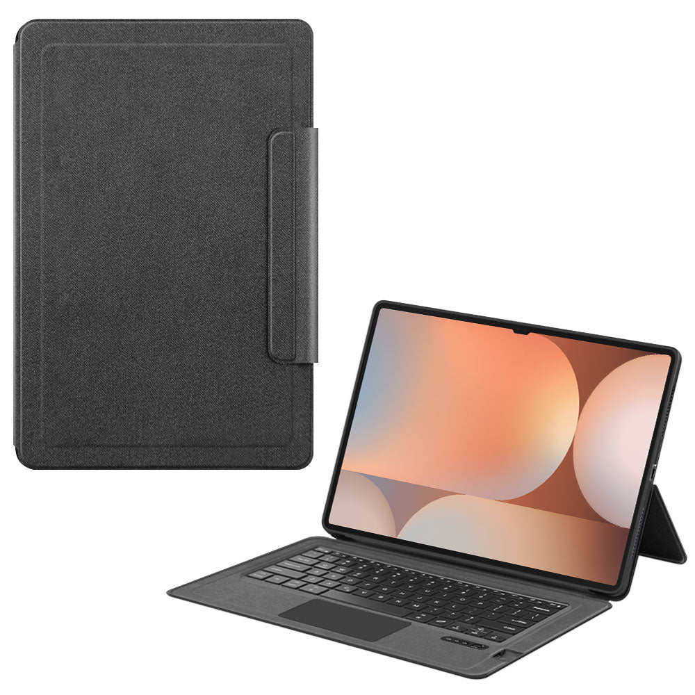 ARMOR-X Samsung Galaxy Tab S10 Ultra SM-X920 / X926B wireless bluetooth keyboard case with trackpad. Hand free typing, drawing, video watching.