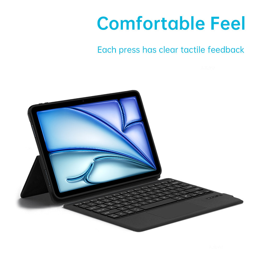 ARMOR-X iPad Air 11 ( M2 ) wireless bluetooth keyboard case with trackpad.