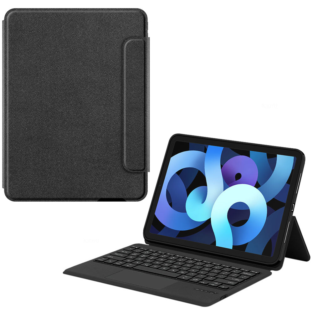 ARMOR-X iPad Air 4 2020 / iPad Air 5 2022 wireless bluetooth keyboard case with trackpad. Hand free typing, drawing, video watching.