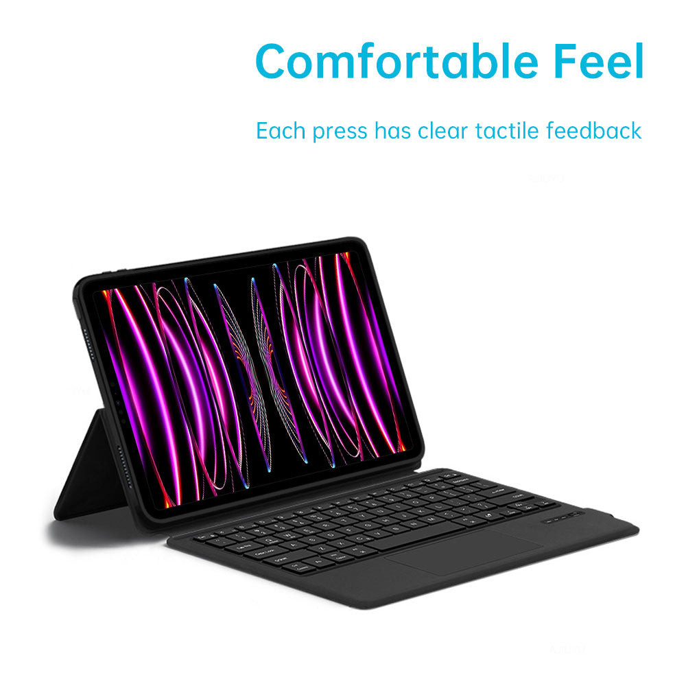 ARMOR-X iPad Pro 11 ( 1st / 2nd / 3rd / 4th Gen. ) 2018 / 2020 / 2021 / 2022 wireless bluetooth keyboard case with trackpad.