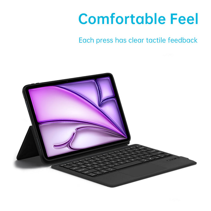 ARMOR-X iPad Air 13 ( M2 ) wireless bluetooth keyboard case with trackpad.