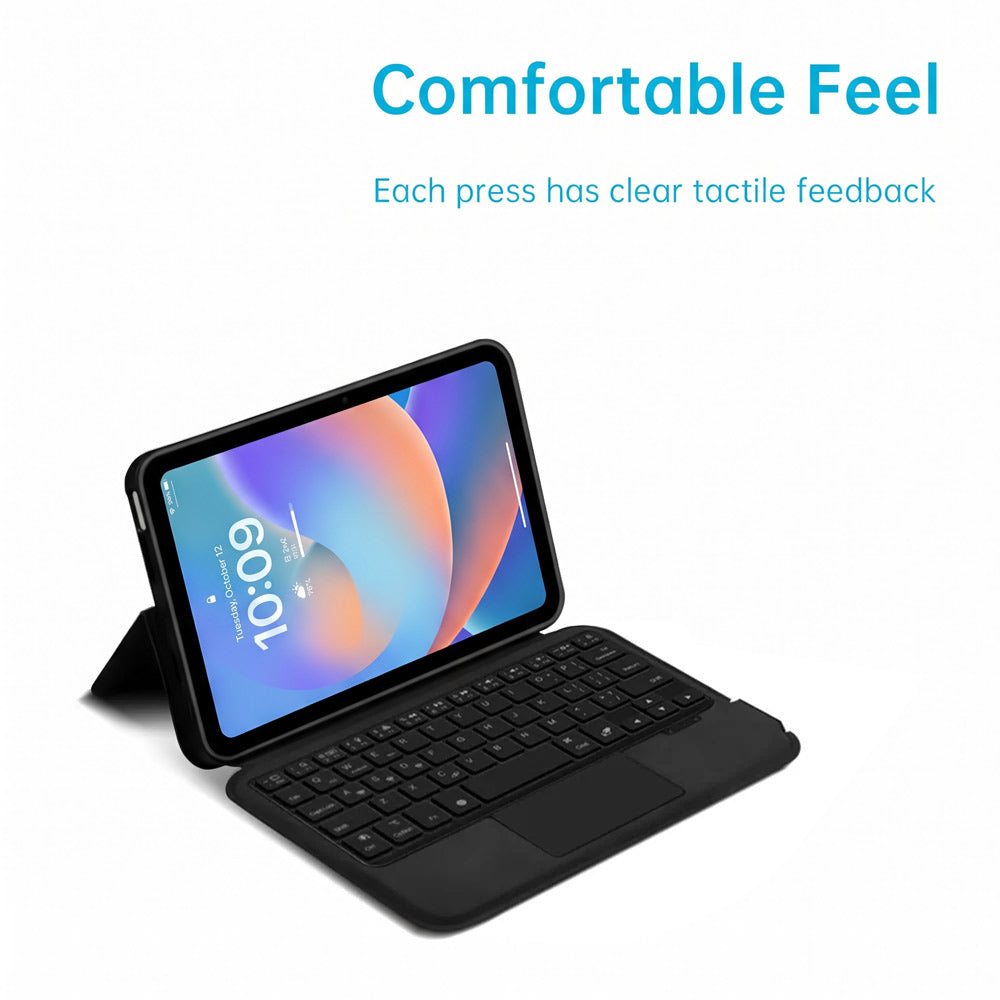 ARMOR-X iPad mini 8 wireless bluetooth keyboard case with trackpad.
