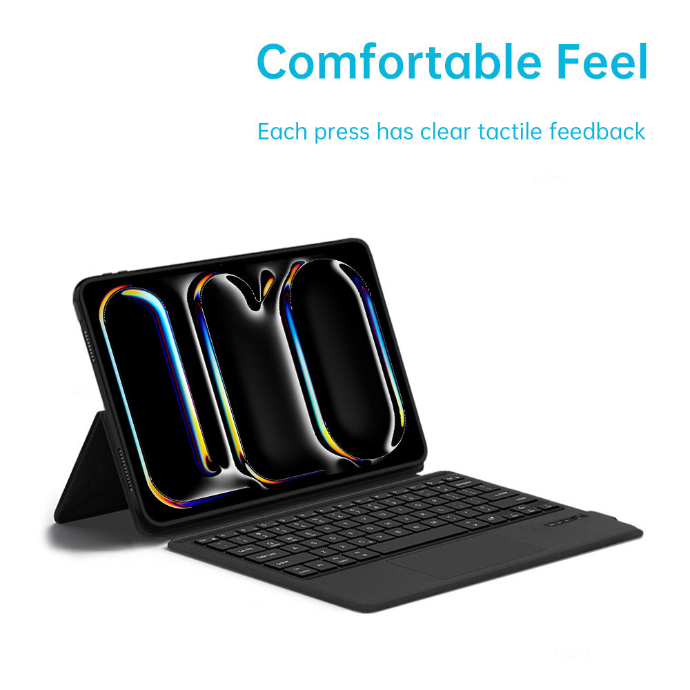 ARMOR-X iPad Pro 13 ( M4 ) wireless bluetooth keyboard case with trackpad.