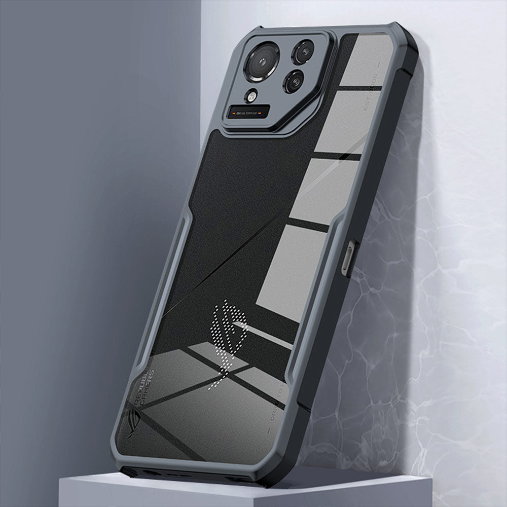 ARMOR-X Asus ROG Phone 9 Pro slim rugged shockproof case with raised edge for screen and camera protection.