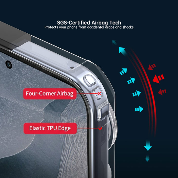 ARMOR-X Google Pixel 11 / 11 Pro slim shockproof cases. With four-corner airbag design to absorb shocks.