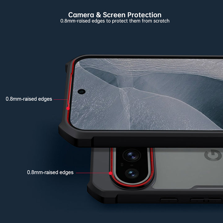ARMOR-X Google Pixel 11 / 11 Pro slim shockproof cases. Raised edge provides great protection for camera / screen from drops