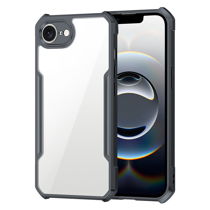ARMOR-X APPLE iPhone 17e / 16e slim rugged shockproof case with raised edge for screen and camera protection.