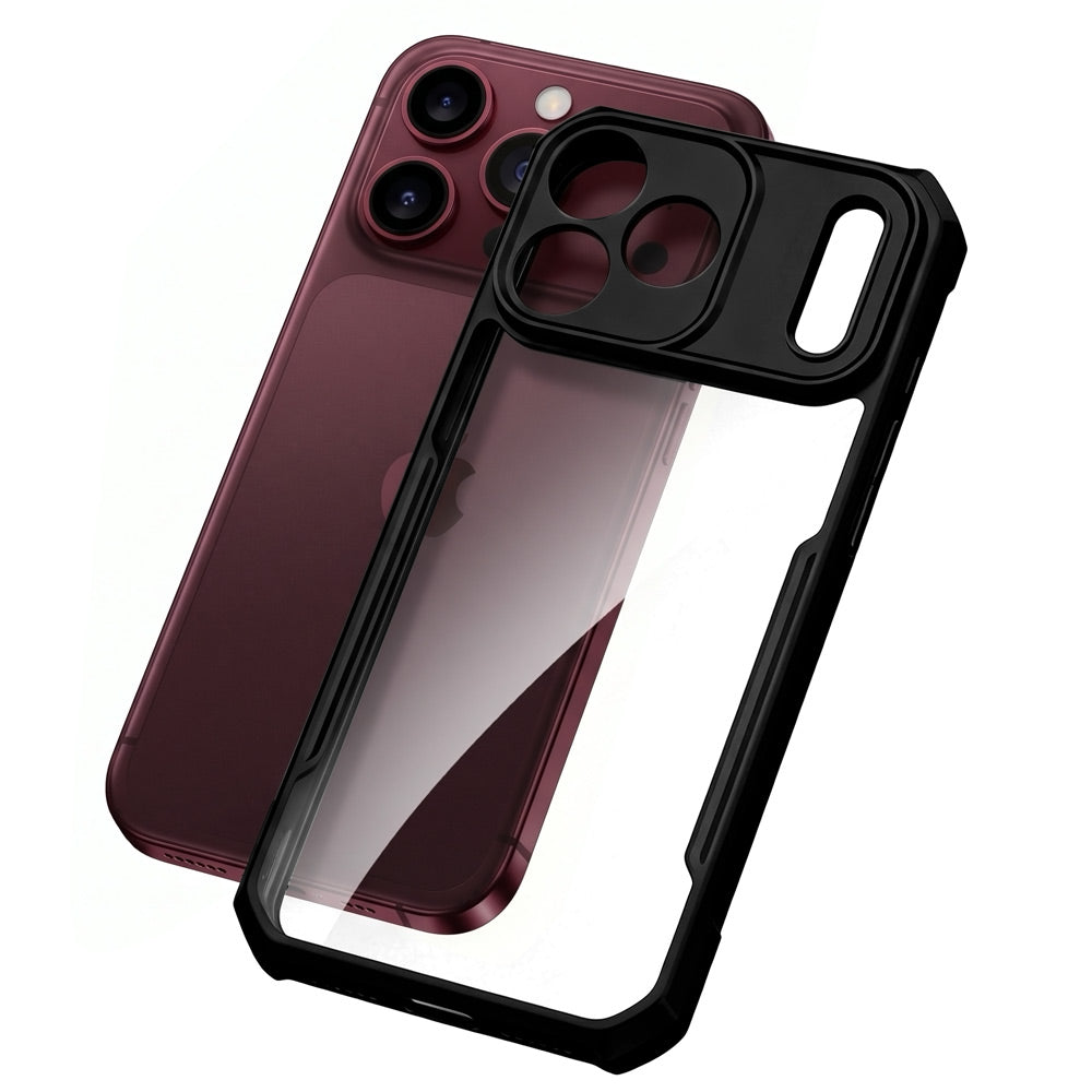ARMOR-X APPLE iPhone 18 Pro slim rugged shockproof case with raised edge for screen and camera protection.
