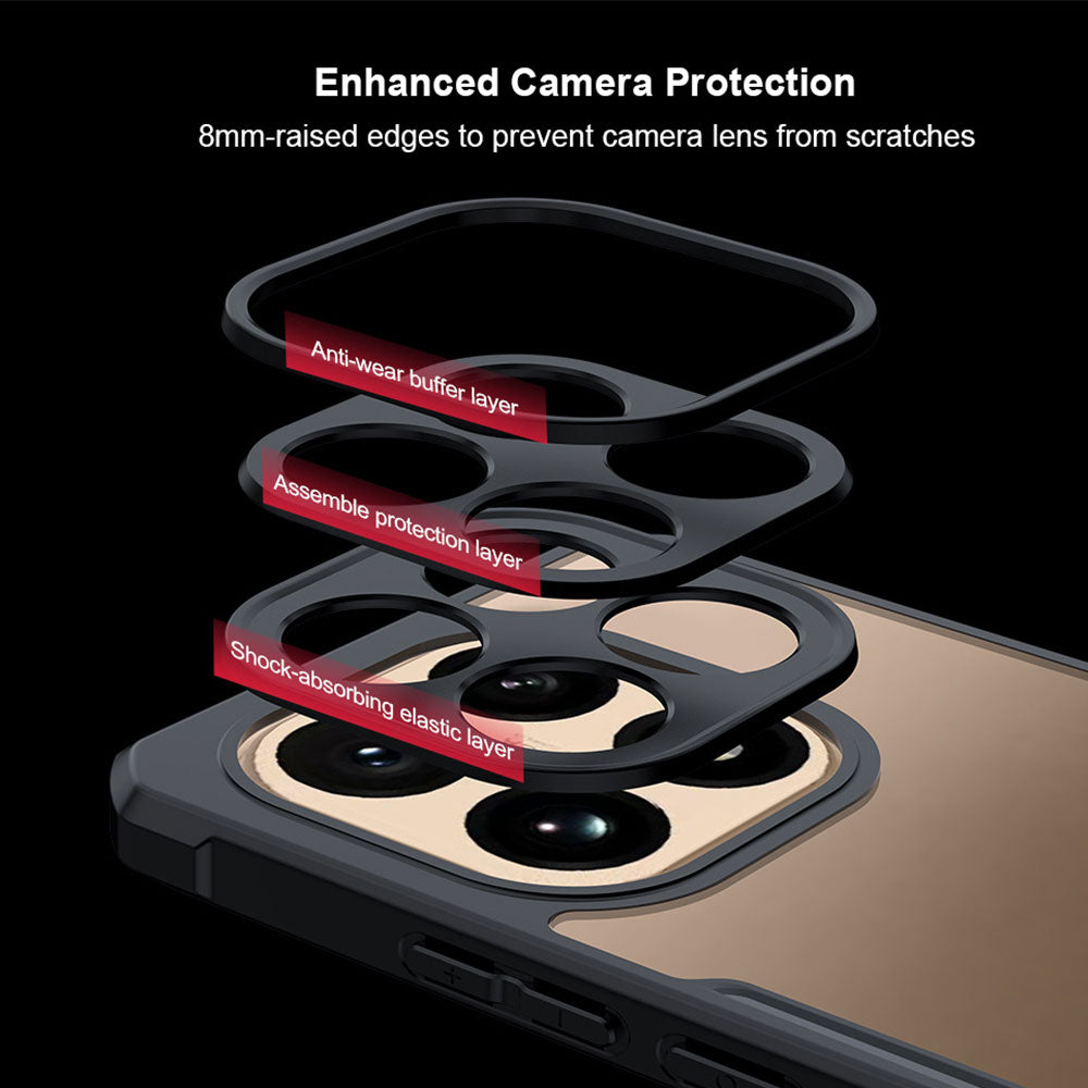 ARMOR-X Xiaomi 15T slim rugged shockproof case with raised edge for screen and camera protection.