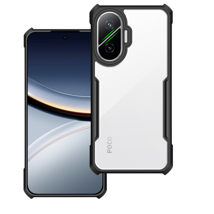 ARMOR-X Xiaomi Poco F7 slim rugged shockproof cases. Military-Grade Mountable Rugged Design with best drop proof protection.