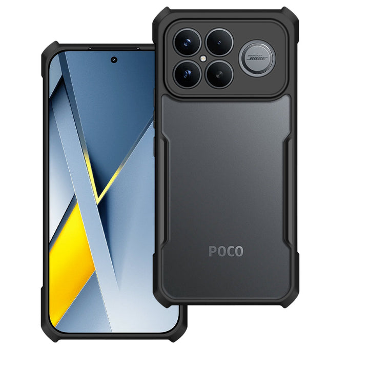 ARMOR-X Xiaomi Poco F8 Ultra slim rugged shockproof cases. Military-Grade Mountable Rugged Design with best drop proof protection.