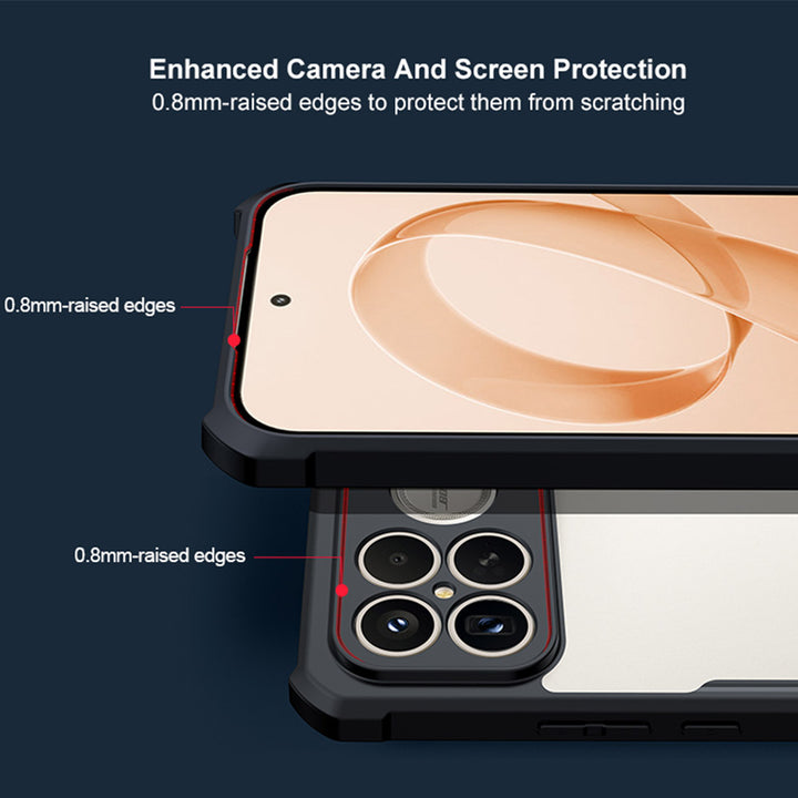 ARMOR-X Xiaomi Poco F8 Ultra slim rugged shockproof case with raised edge for screen and camera protection.