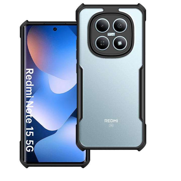 ARMOR-X  Xiaomi Redmi Note 15 5G slim rugged shockproof cases. Military-Grade Mountable Rugged Design with best drop proof protection.