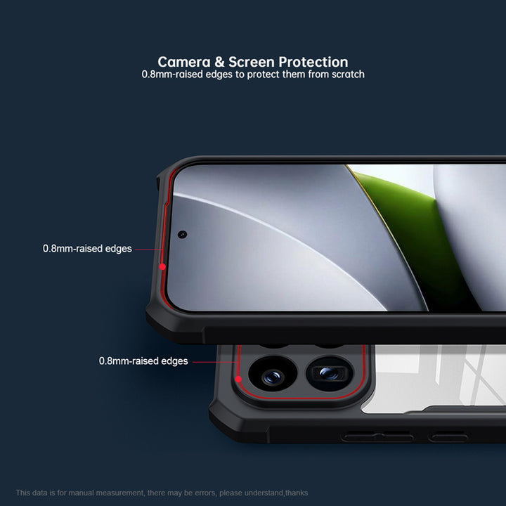 ARMOR-X Xiaomi Poco F9 Pro / Redmi K100 Pro slim rugged shockproof case with raised edge for screen and camera protection.
