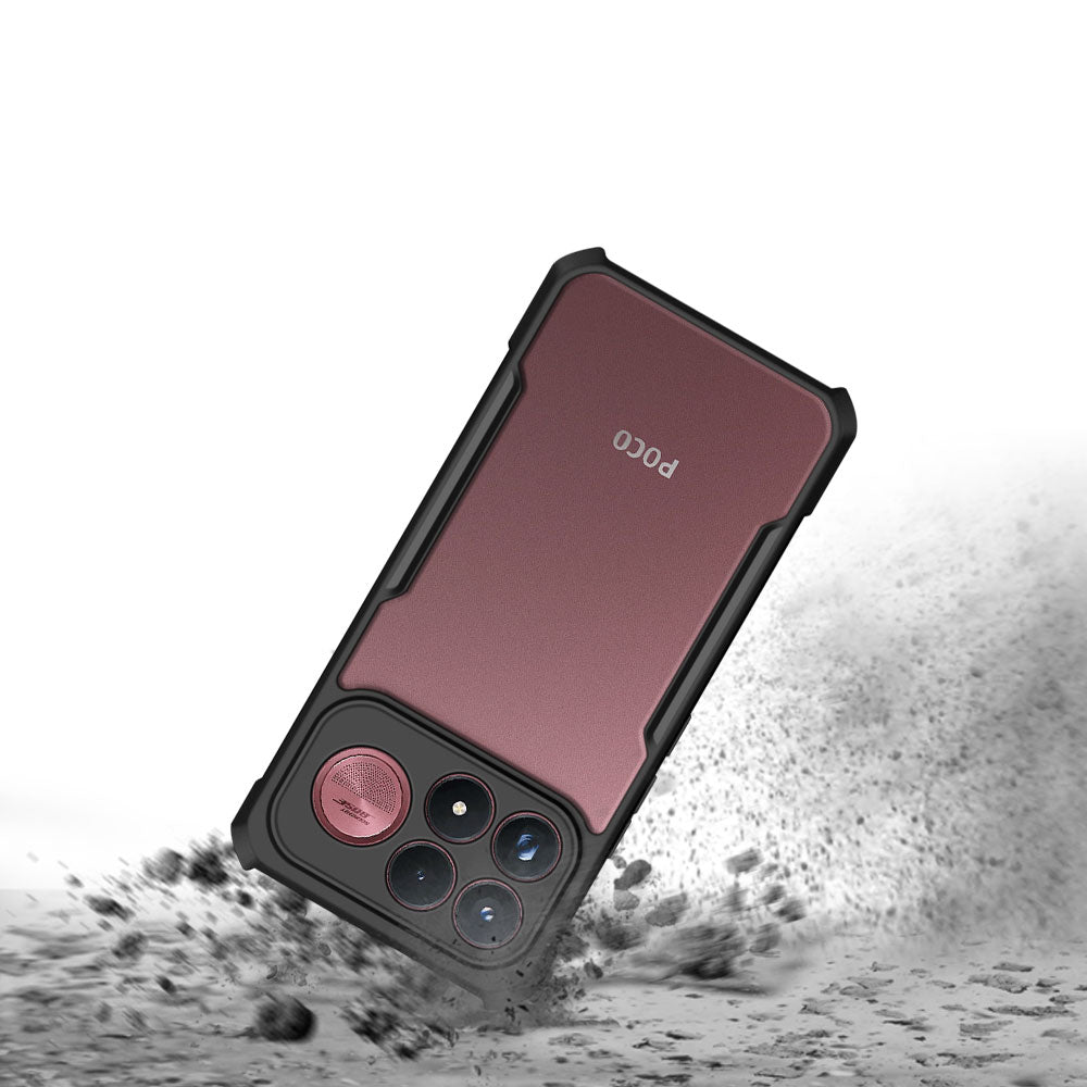 ARMOR-X Xiaomi Poco F9 Ultra / Redmi K100 Pro Max slim rugged shock proof cases. Military-Grade rugged phone cover.