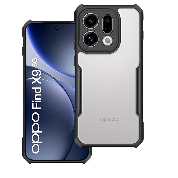 ARMOR-X OPPO Find X9 5G slim rugged shockproof cases. Military-Grade Mountable Rugged Design with best drop proof protection.