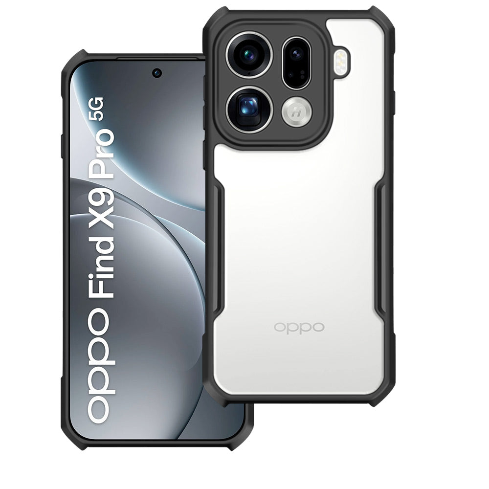 ARMOR-X OPPO Find X9 Pro 5G slim rugged shockproof cases. Military-Grade Mountable Rugged Design with best drop proof protection.