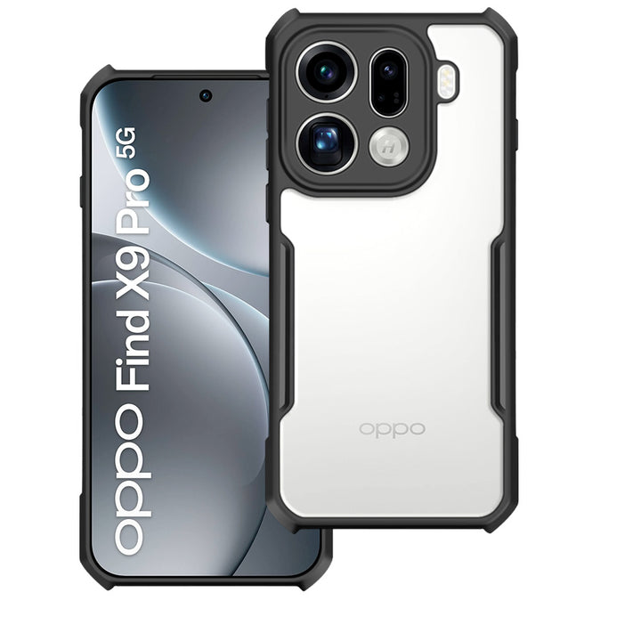 ARMOR-X OPPO Find X9 Pro 5G slim rugged shockproof cases. Military-Grade Mountable Rugged Design with best drop proof protection.