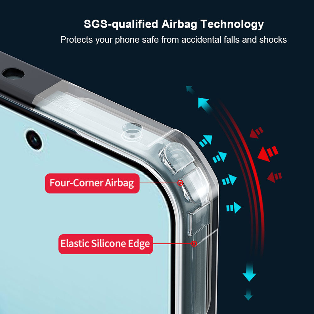 ARMOR-X OPPO Reno14 F 5G slim rugged shockproof cases. With four-corner airbag design to absorb shocks.