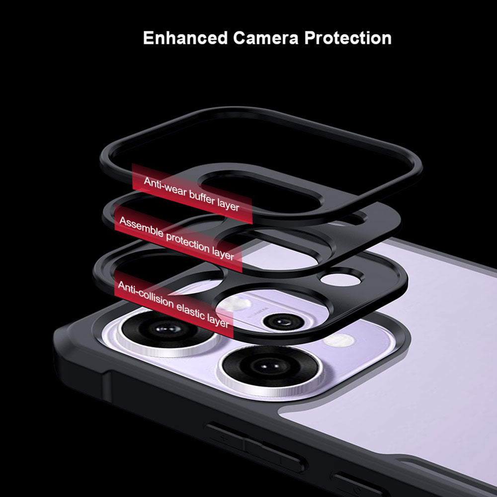 ARMOR-X OPPO Reno14 Pro 5G slim rugged shockproof case with raised edge for screen and camera protection.