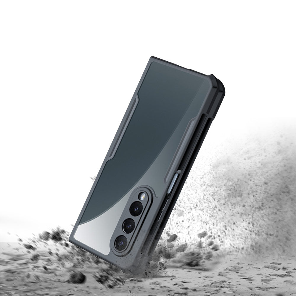 ARMOR-X Samsung Galaxy Z Fold4 SM-F936 slim rugged shock proof cases. Military-Grade rugged phone cover.