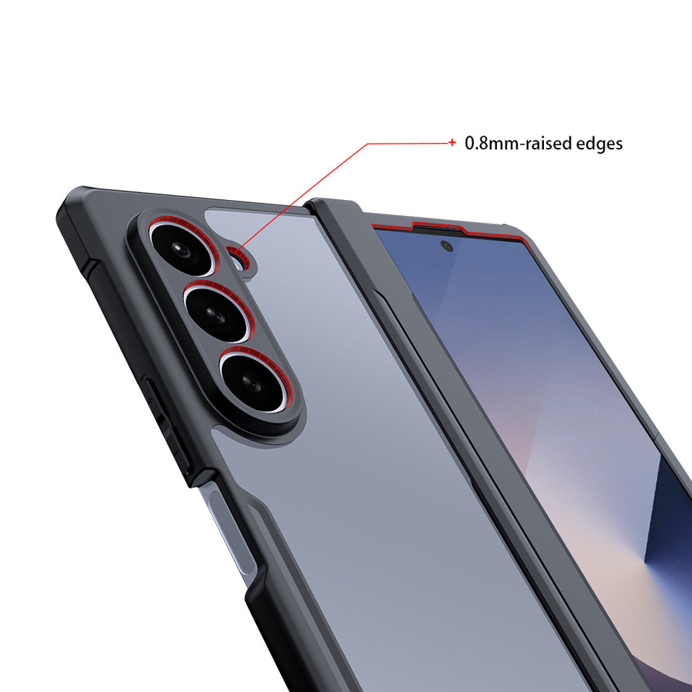 ARMOR-X Samsung Galaxy Z Fold6 SM-F956 slim rugged shockproof case with raised edge for screen and camera protection.