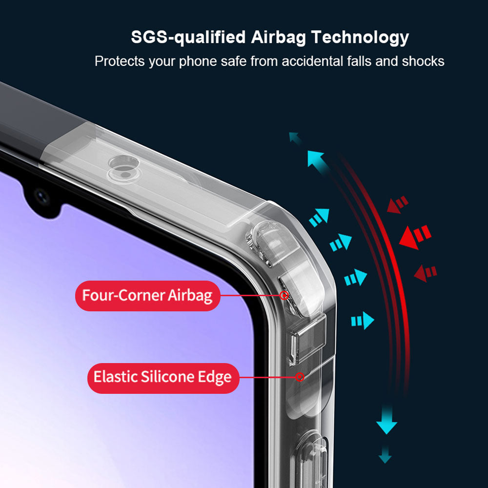 ARMOR-X Samsung Galaxy A07 4G SM-A075 slim rugged shockproof case with raised edge for screen and camera protection.