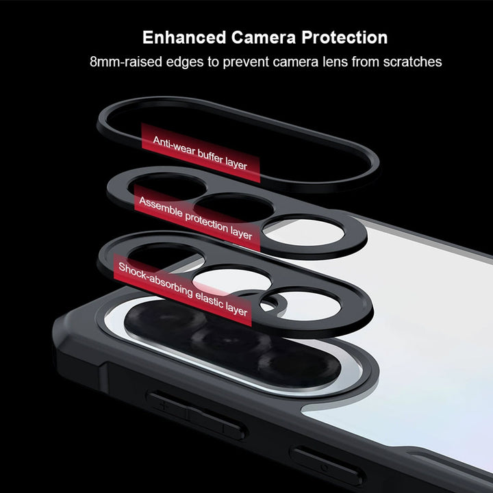 ARMOR-X Samsung Galaxy A37 5G SM-A376 slim rugged shockproof case with raised edge for screen and camera protection.