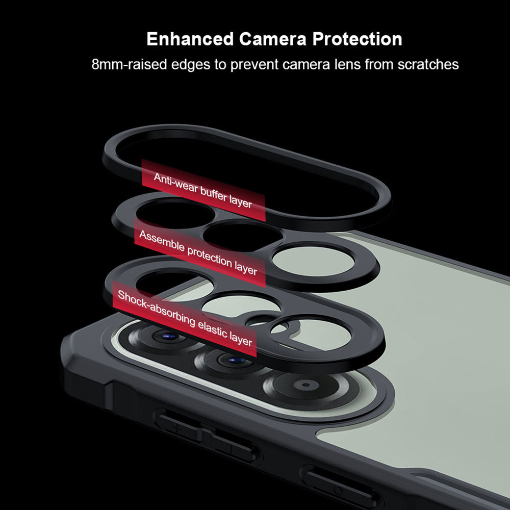 ARMOR-X Samsung Galaxy A57 5G SM-A576 slim rugged shockproof case with raised edge for screen and camera protection.