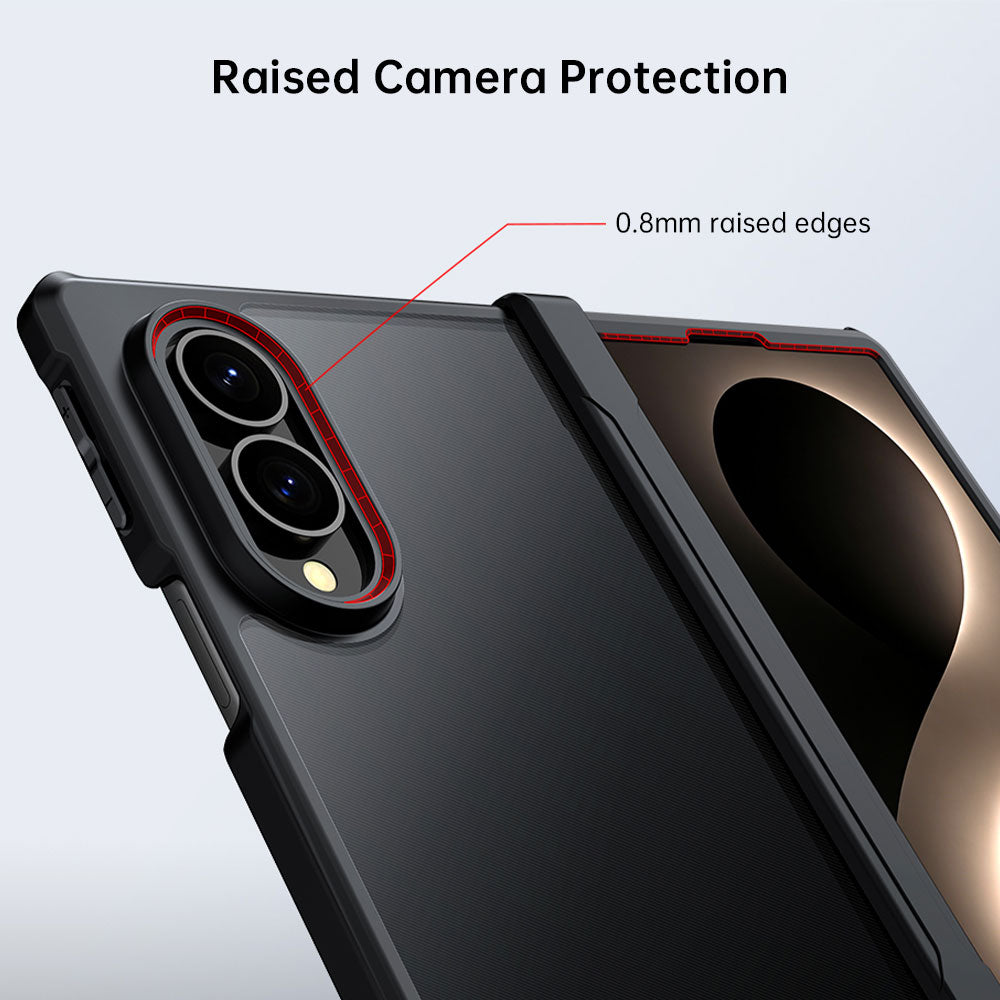 ARMOR-X Samsung Galaxy Z Fold8 SM-F971 slim rugged shockproof case with raised edge for screen and camera protection.