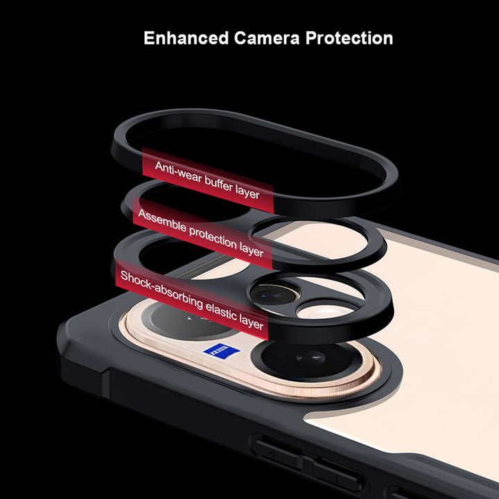 ARMOR-X VIVO V60 5G slim rugged shockproof case with raised edge for screen and camera protection.