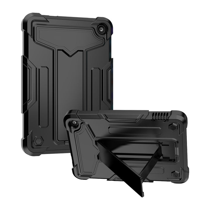 ARMOR-X Amazon Fire 7 (12th generation) 2022 shockproof case, 3 layers impact protection cover. Rugged case with kick stand.