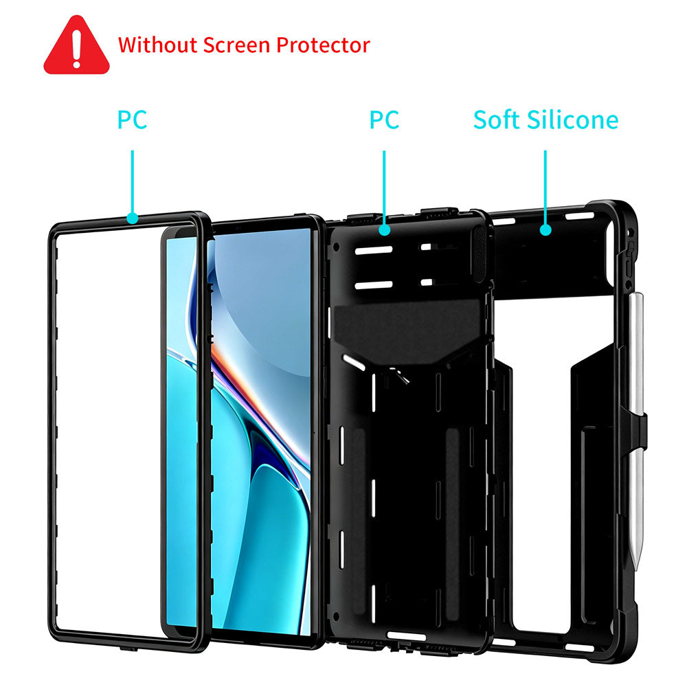 ARMOR-X Huawei MatePad 11 (2021) DBY-W09 shockproof case, impact protection cover with kick stand. 3 layers impact resistant design.