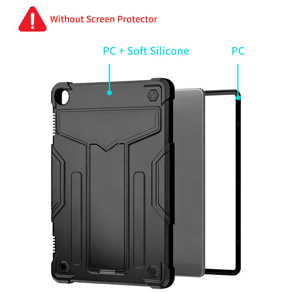 ARMOR-X Lenovo Tab M10 ( Gen3 ) TB328 shockproof case, impact protection cover with kick stand. 3 layers impact resistant design.