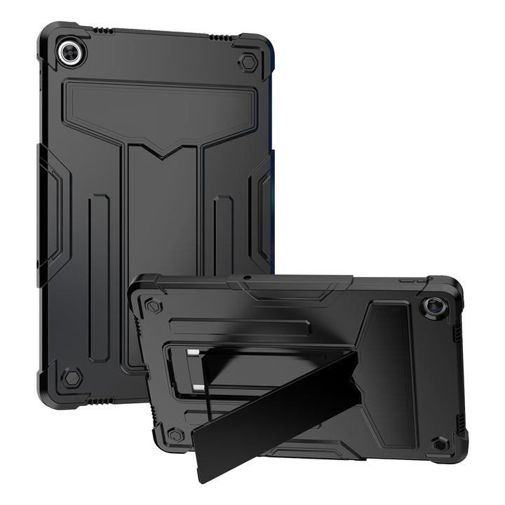 ARMOR-X Lenovo Tab M10 Plus ( Gen3 ) TB125 / TB128 shockproof case, 3 layers impact protection cover. Rugged case with kick stand.