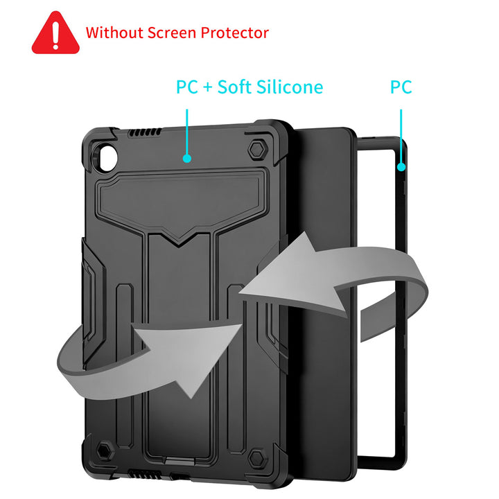 ARMOR-X Lenovo Tab K10 Gen 2 TB311 / Lenovo Tab ( 10.1" TB311 ) shockproof case, impact protection cover with kick stand. 3 layers impact resistant design.