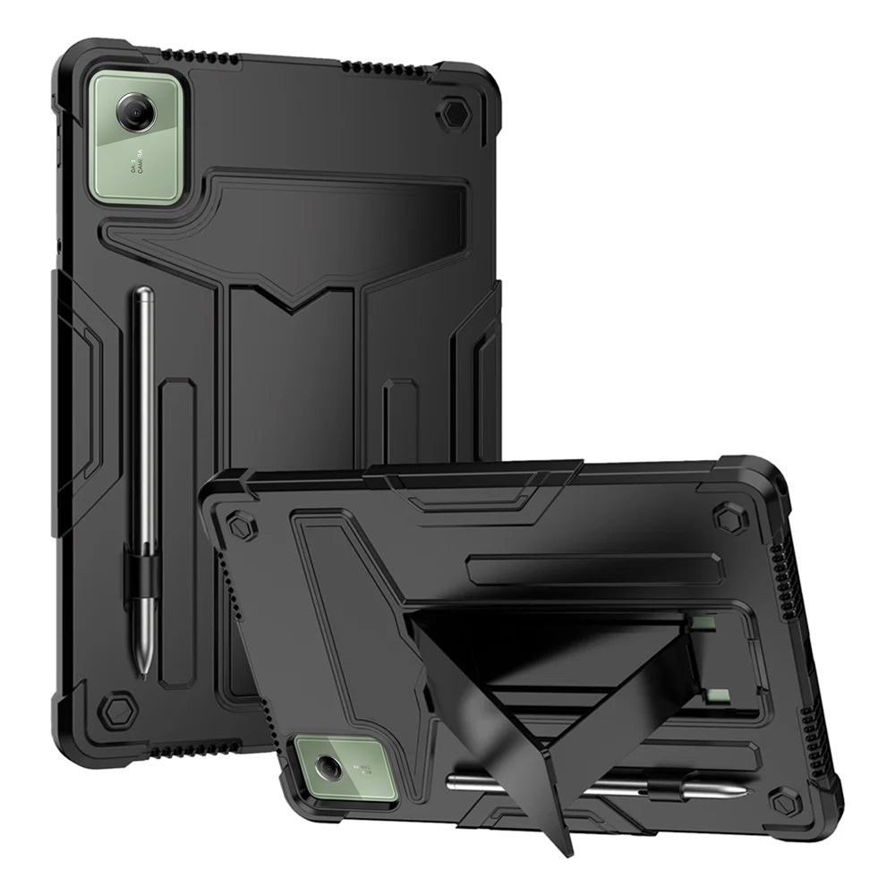 ARMOR-X Motorola Moto Pad (2026) / Moto Pad 60 Neo shockproof case, 3 layers impact protection cover. Rugged case with kick stand.