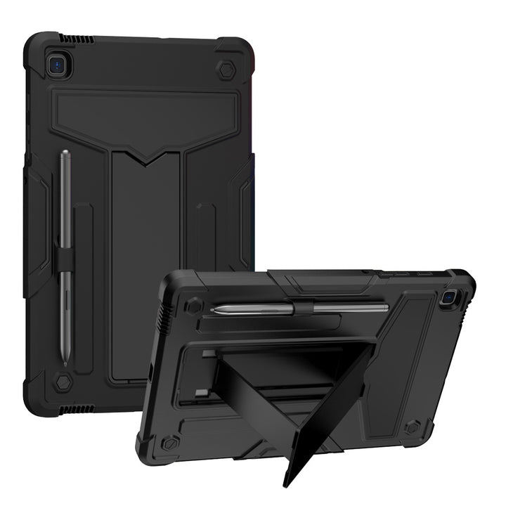 ARMOR-X Samsung Galaxy Tab S6 Lite SM-P620 P625 (2024) / SM-P613 P619 (2022) / SM-P610 P615 (2020) shockproof case, 3 layers impact protection cover. Rugged case with kick stand.