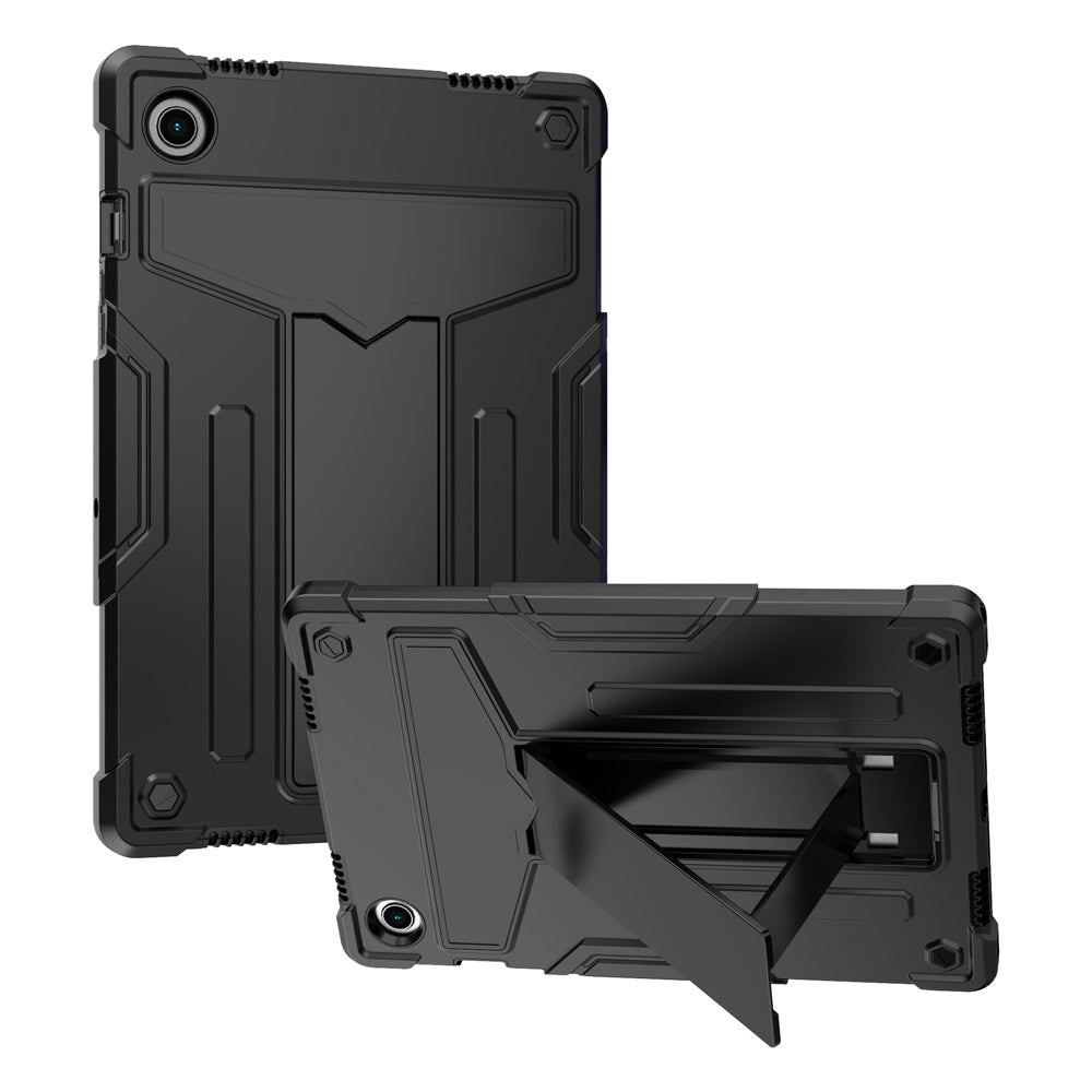 ARMOR-X Samsung Galaxy Tab A8 SM-X200 / X205 shockproof case, 3 layers impact protection cover. Rugged case with kick stand.