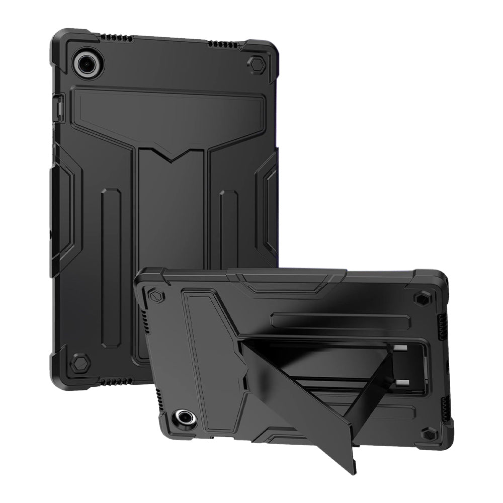 ARMOR-X Samsung Galaxy Tab A9+ A9 Plus SM-X210 / SM-X215 / SM-X216 shockproof case, 3 layers impact protection cover. Rugged case with kick stand.