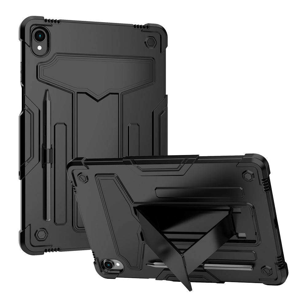 ARMOR-X Samsung Galaxy Tab S9 SM-X710 / X716 shockproof case, 3 layers impact protection cover. Rugged case with kick stand.