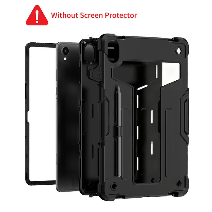 ARMOR-X Samsung Galaxy Tab S9 SM-X710 / X716 shockproof case, impact protection cover with kick stand. 3 layers impact resistant design.