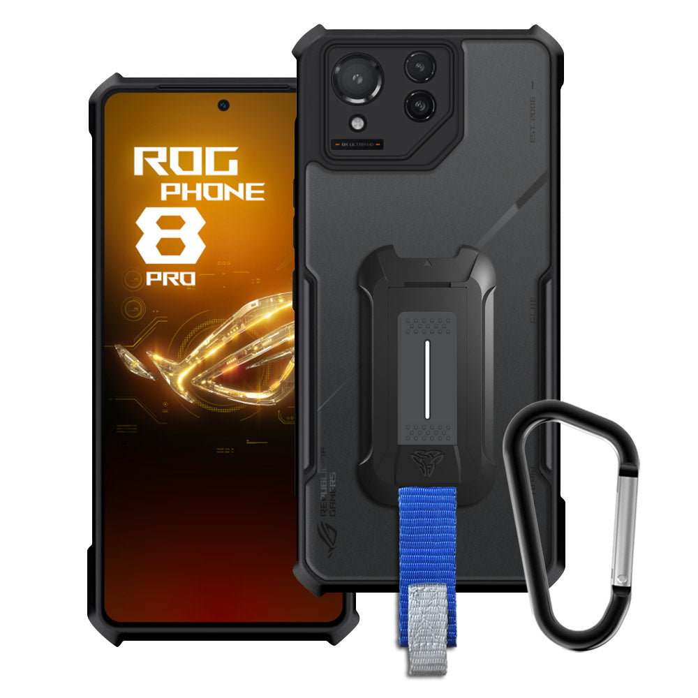 ARMOR-X Asus ROG Phone 8 Pro slim rugged shockproof cases. Military-Grade Mountable Rugged Design with best drop proof protection.