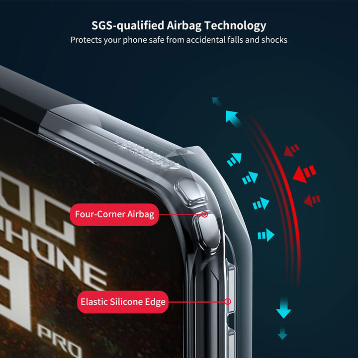 ARMOR-X Asus ROG Phone 9 Pro slim rugged shockproof cases. Raised edge provides great protection for camera / screen from drops.