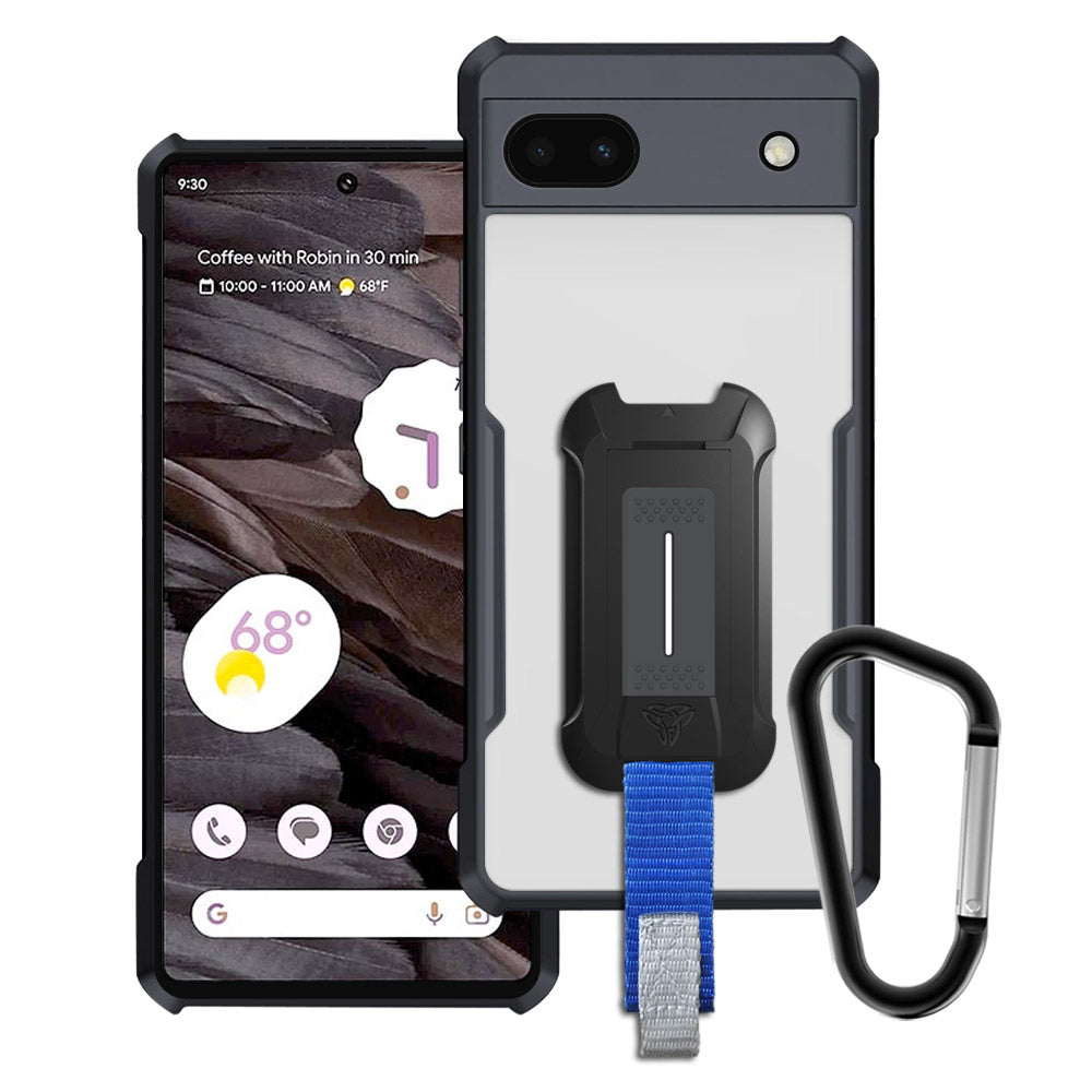 ARMOR-X Google Pixel 7a slim rugged shockproof cases. Military-Grade Mountable Rugged Design with best drop proof protection.