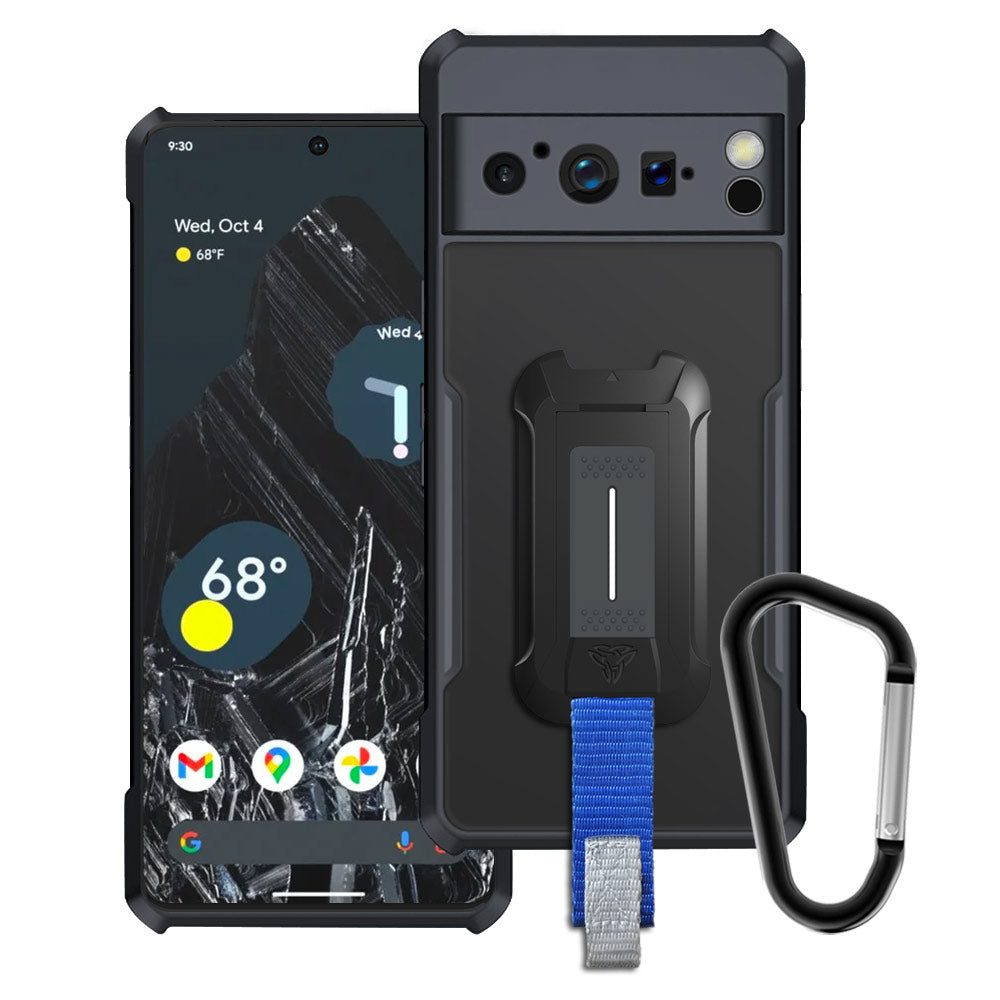 ARMOR-X Google Pixel 8 Pro slim rugged shockproof cases. Military-Grade Mountable Rugged Design with best drop proof protection.