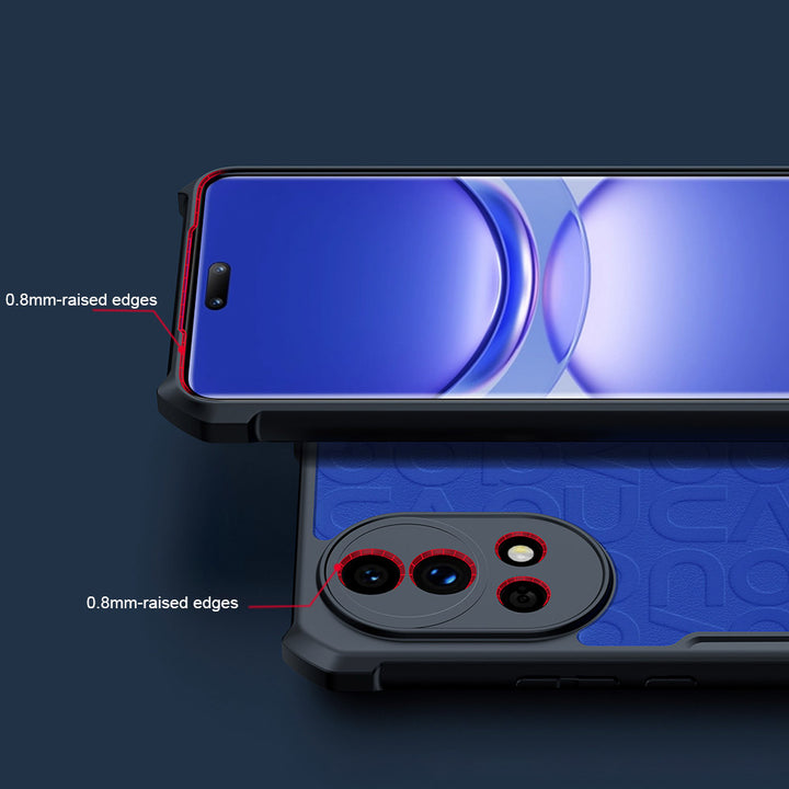 ARMOR-X Huawei Nova 12 Pro slim rugged shockproof cases. Raised edge provides great protection for camera / screen from drops.