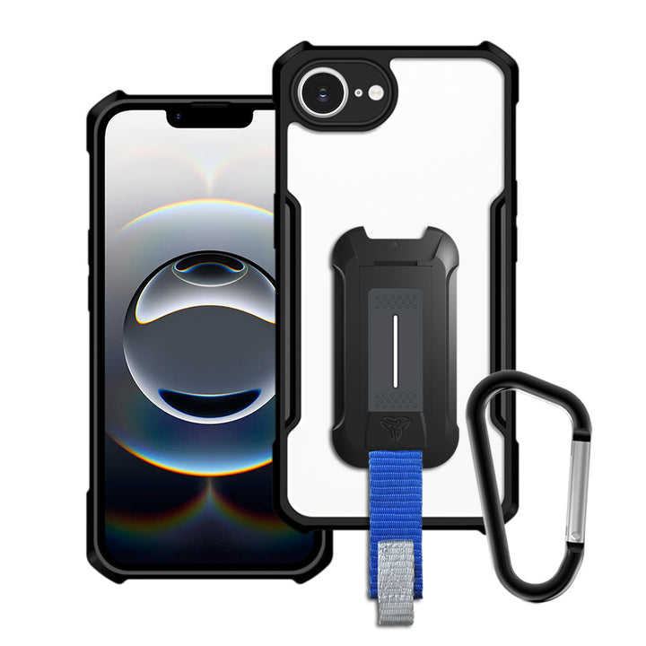 ARMOR-X APPLE iPhone 17e / 16e slim rugged shockproof cases. Military-Grade Mountable Rugged Design with best drop proof protection.