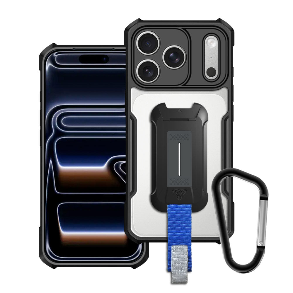 ARMOR-X APPLE iPhone 17 Pro slim rugged shockproof cases. Military-Grade Mountable Rugged Design with best drop proof protection.